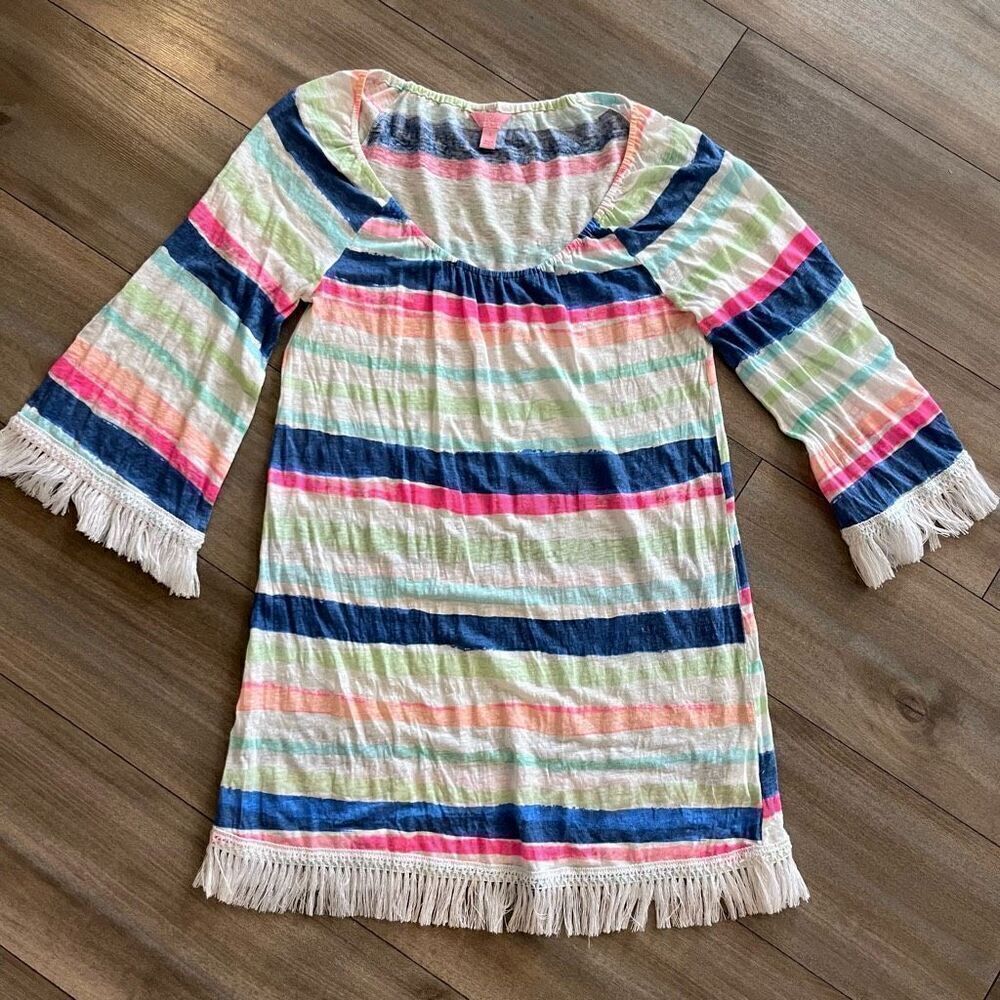 Lilly Pulitzer Stripe Casual Dress‎ Women Small Bin M-53